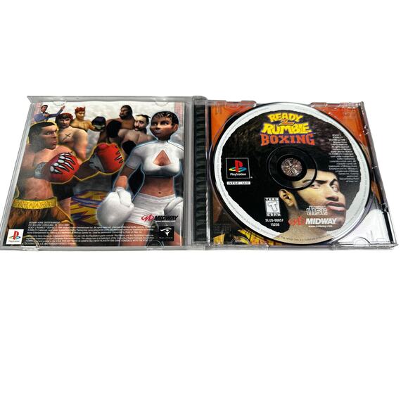 Ready 2 Rumble Boxing (Sony PlayStation 1, 1999) Authentic, CIB, Tested - Picture 2 of 3